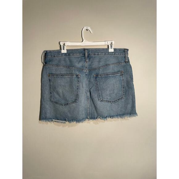 Madewell Rigid Denim Relaxed Mini Skirt in Rosehill Wash - Picture 6 of 11